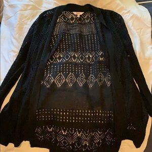 Candies Black Lace Cartigan